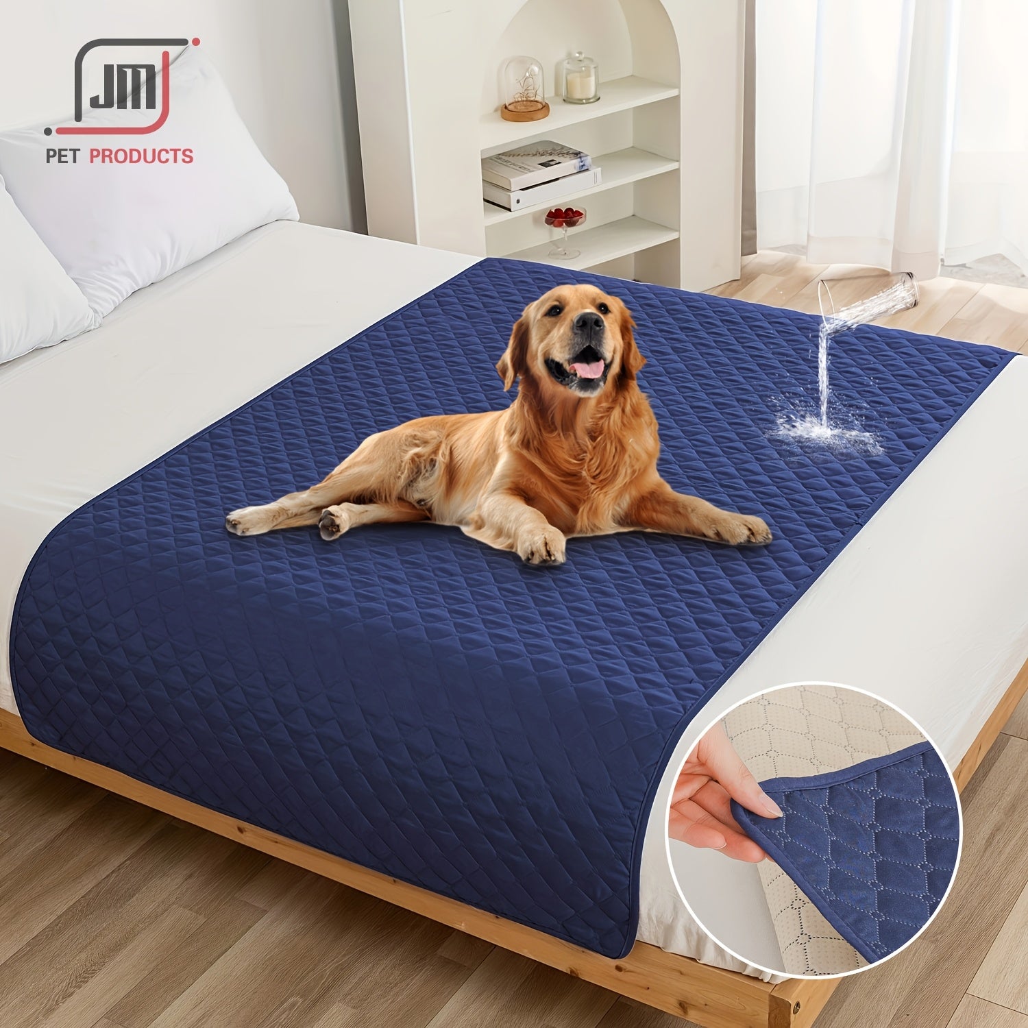 Pet Mat, 76.2*177.8cm Square Plaid Polyester Fiber Dog Mat with Polyester Fiber Filling, All-Season Anti-Scratch Sofa Pad for Cats and Dogs, Durable and Comfortable Pet Bed Mat