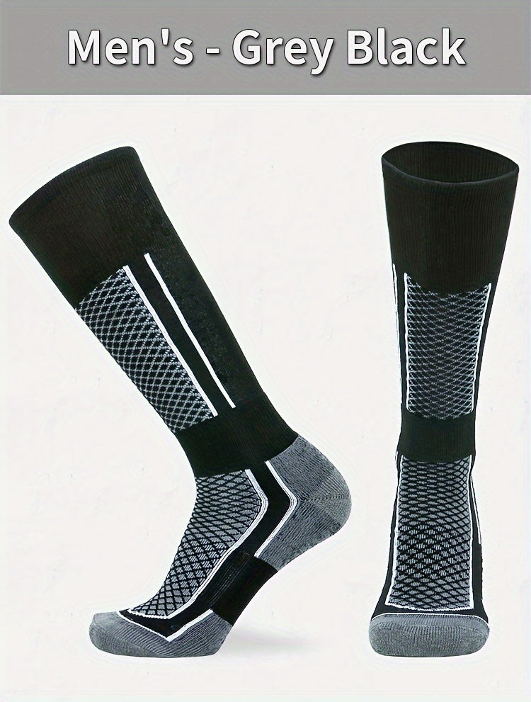 3 Pairs High-Top Thick Sole Men's Socks Women's Socks Equestrian Sports Socks