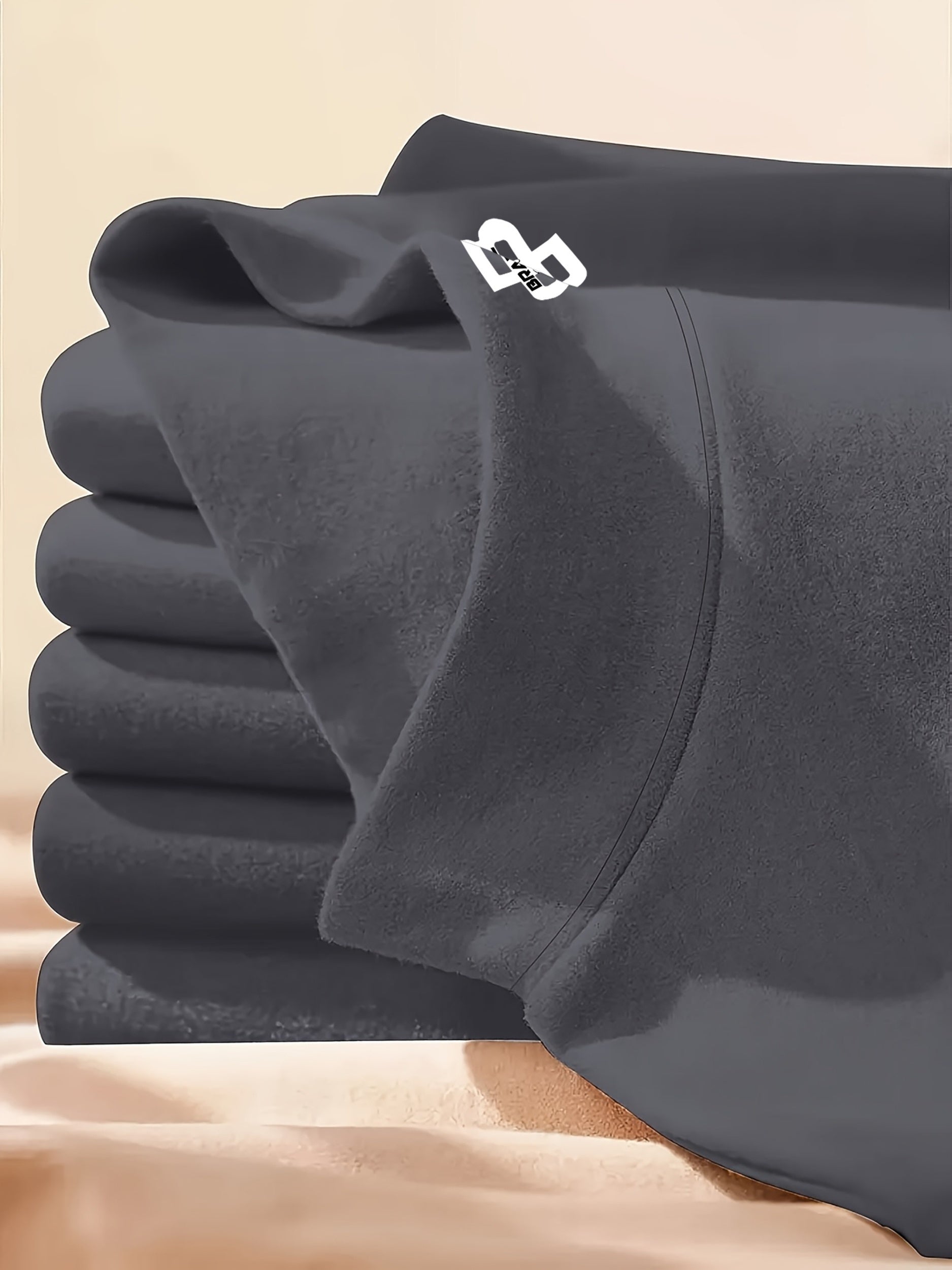 Women's Thermal Turtleneck Sweater Shirt - Long Sleeve White Base with Black Collar & B-Fit Logo Print, Slim-Fit Winter Layering Top, Hand Washable Stretchy -like Texture for Office, Casual & Cold Weather (No Bulk)