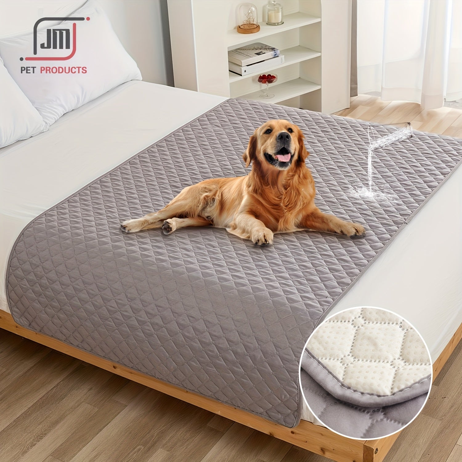 Pet Mat, 76.2*177.8cm Square Plaid Polyester Fiber Dog Mat with Polyester Fiber Filling, All-Season Anti-Scratch Sofa Pad for Cats and Dogs, Durable and Comfortable Pet Bed Mat