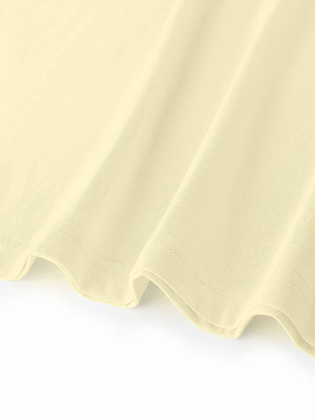 Women's 100% Cotton Long Sleeve T-Shirt - Heartbeat & Galloping Horse Graphic Print, Light Yellow Casual Round Neck Top for Spring/Summer, Machine Washable, Spring Summer Apparel, Unique Graphic Tee, Breathable Fabric, Spring