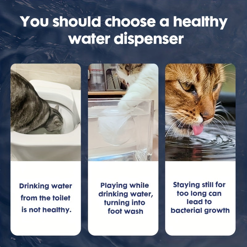 Automatic Pet Water Fountain Cat Dog Water Fountain Automatic Water Dispenser For Dogs Cats, Cat Dog Supplies