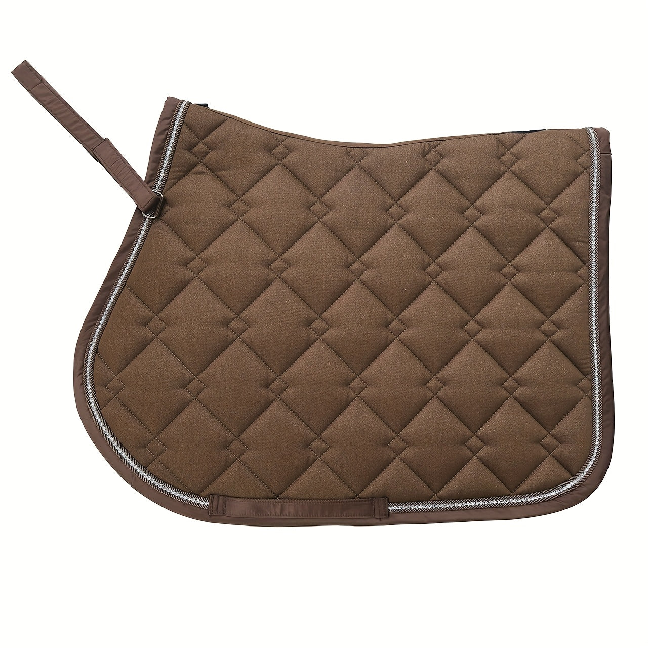 Tappetino Sella Inglese TGW con Tecnologia Cool-Dry - Design Lucido e Corda