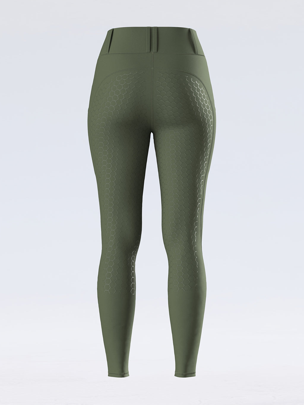 Women's High-Waisted Equestrian Riding Pants - Full Seat Stretch Slim-Fit Bifur Gaps, Durable Machine-Washable Trousers with Pockets for Horseback Riding & All-Season Wear