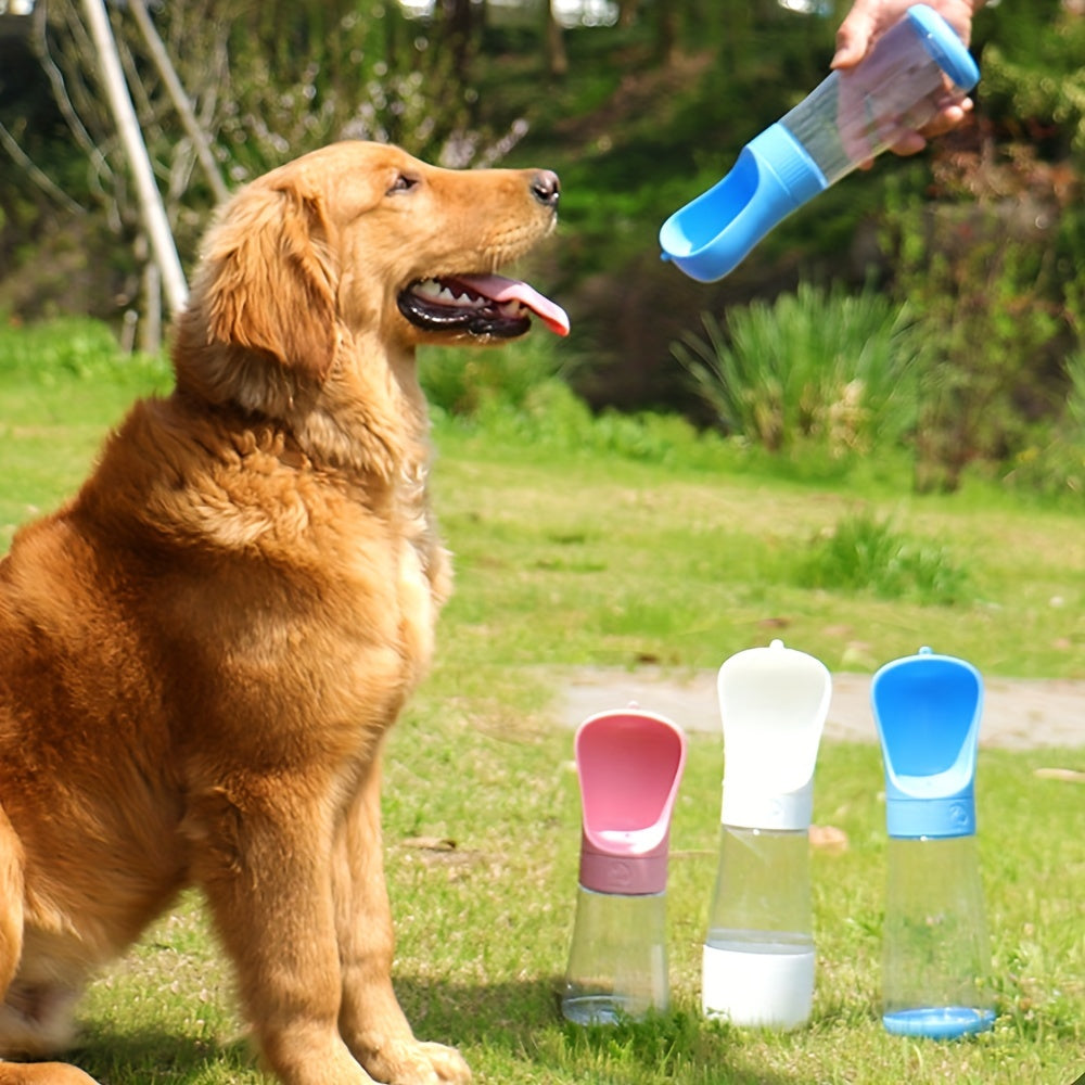 Portable Dog Water Bottle And Bowl Dispenser - Keep Your Pet Hydrated On-The-Go