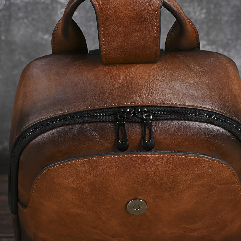 Women's Vintage Western Boho Backpack - Large Capacity Handbag with Floral & Lace-like Paisley Print, Adjustable Shoulder Straps, Golden-Tone Hardware (Coffee/Dark Brown/Tortoiseshell),, Travel