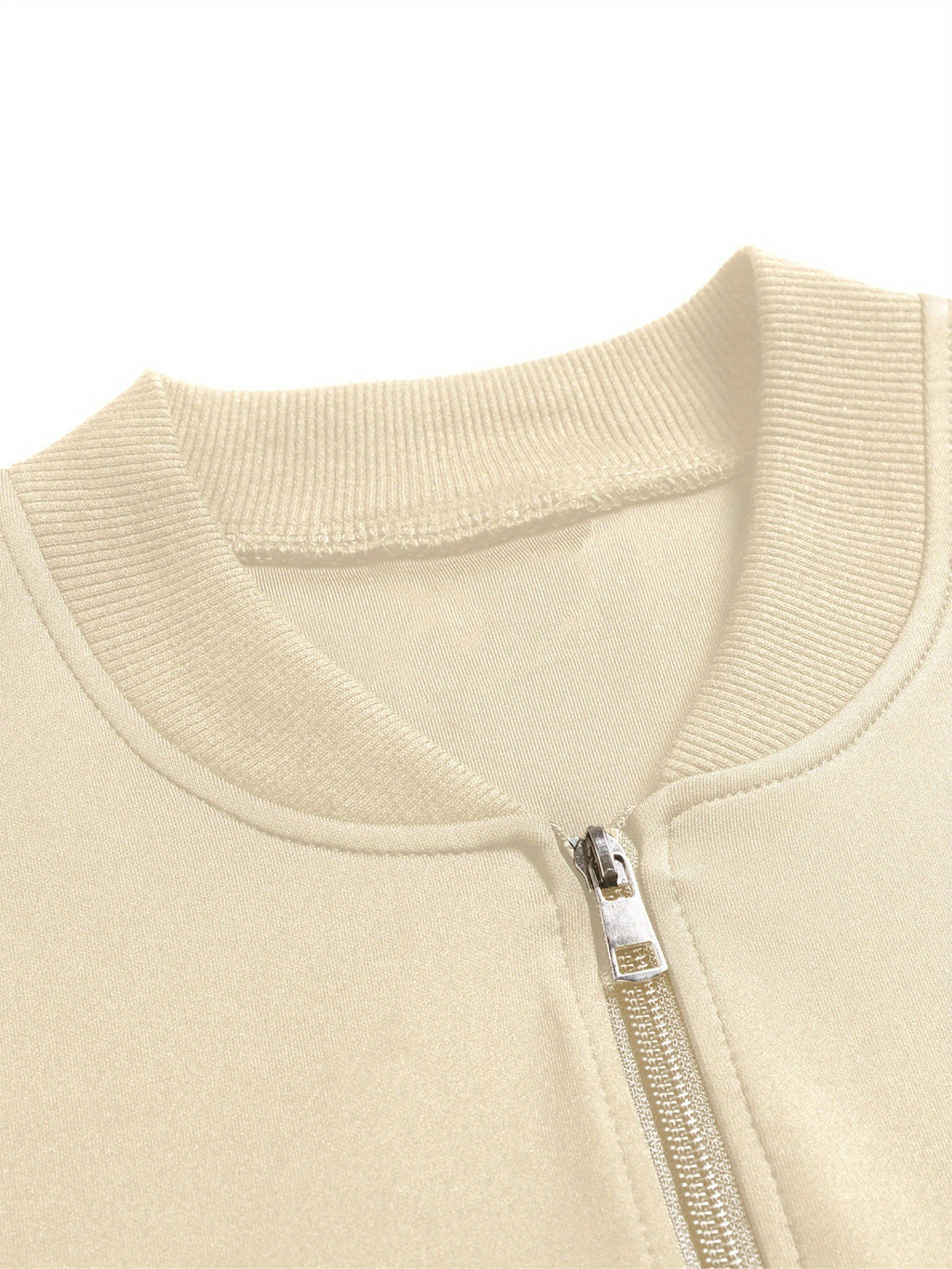 Women's Equestrian Print Casual Jacket - All-Season Comfort with Baseball Collar & Zip-Up Design, Long Sleeve Machine-Washable Coat with Pockets for Outdoor Activities, Equestrian Apparel, Durable Zipper Closure