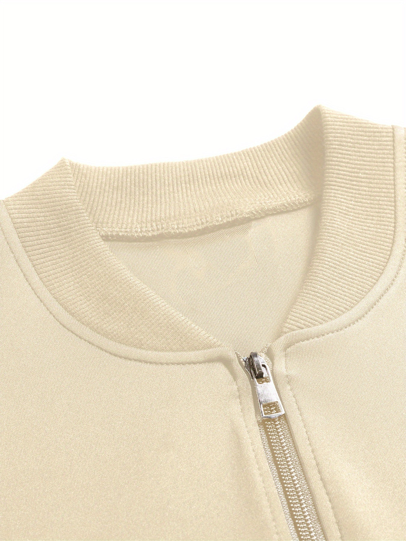 Women's Equestrian Print Casual Jacket - All-Season Comfort with Baseball Collar & Zip-Up Design, Long Sleeve Machine-Washable Coat with Pockets for Outdoor Activities, Equestrian Apparel, Durable Zipper Closure