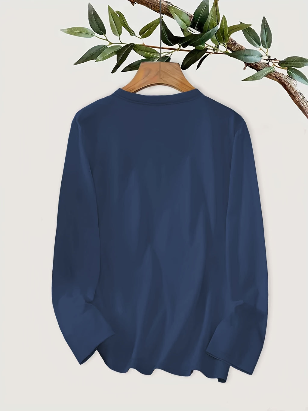 Women's 100% Cotton Long Sleeve T-Shirt - Heartbeat & Galloping Horse Graphic Print, Light Yellow Casual Round Neck Top for Spring/Summer, Machine Washable, Spring Summer Apparel, Unique Graphic Tee, Breathable Fabric, Spring