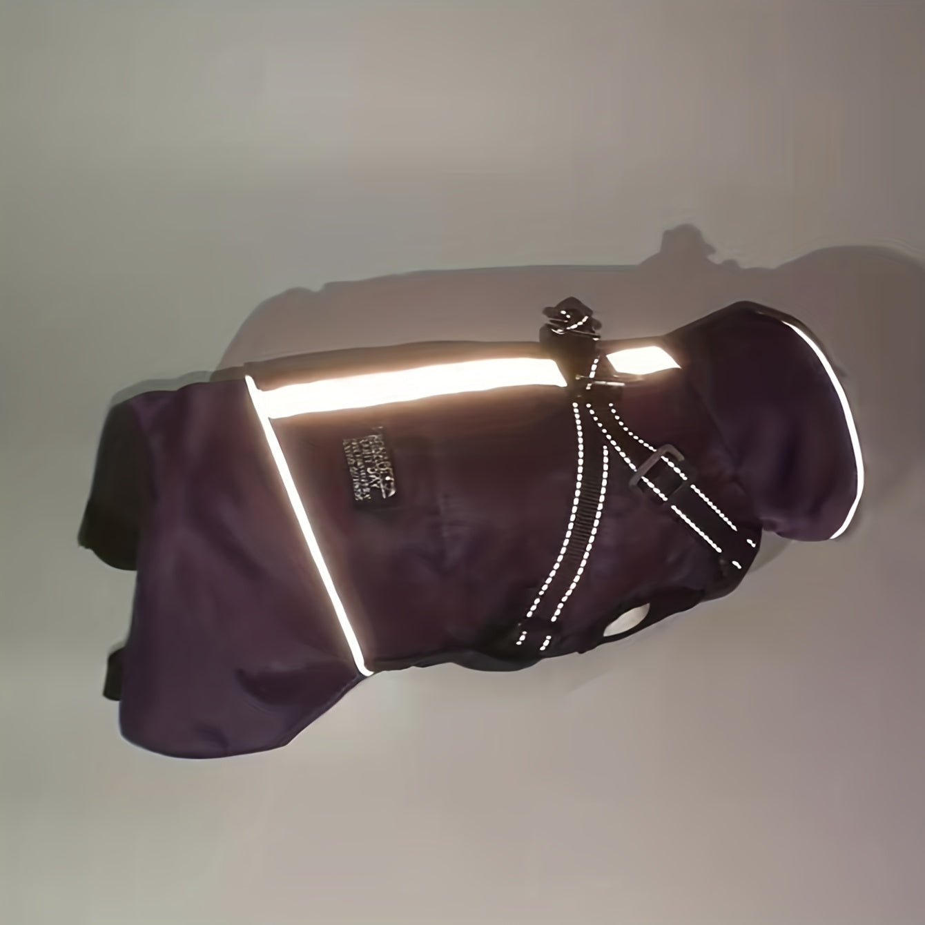 1pc Dog Coat Winter Jacket With Reflective Strap, Dog Apparel Vest High Collar Dog Sweater Pet Dog Costume For Outdoor Training Walking Running