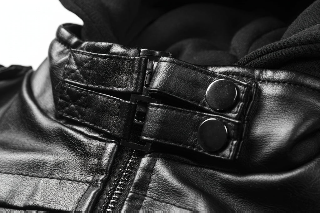 Women's Retro Faux Two-Piece Motorcycle Jacket - Solid Color Machine-Washable Spring/Fall Outerwear with Zippered Pockets & Structured Design, Motorcycle Accessories