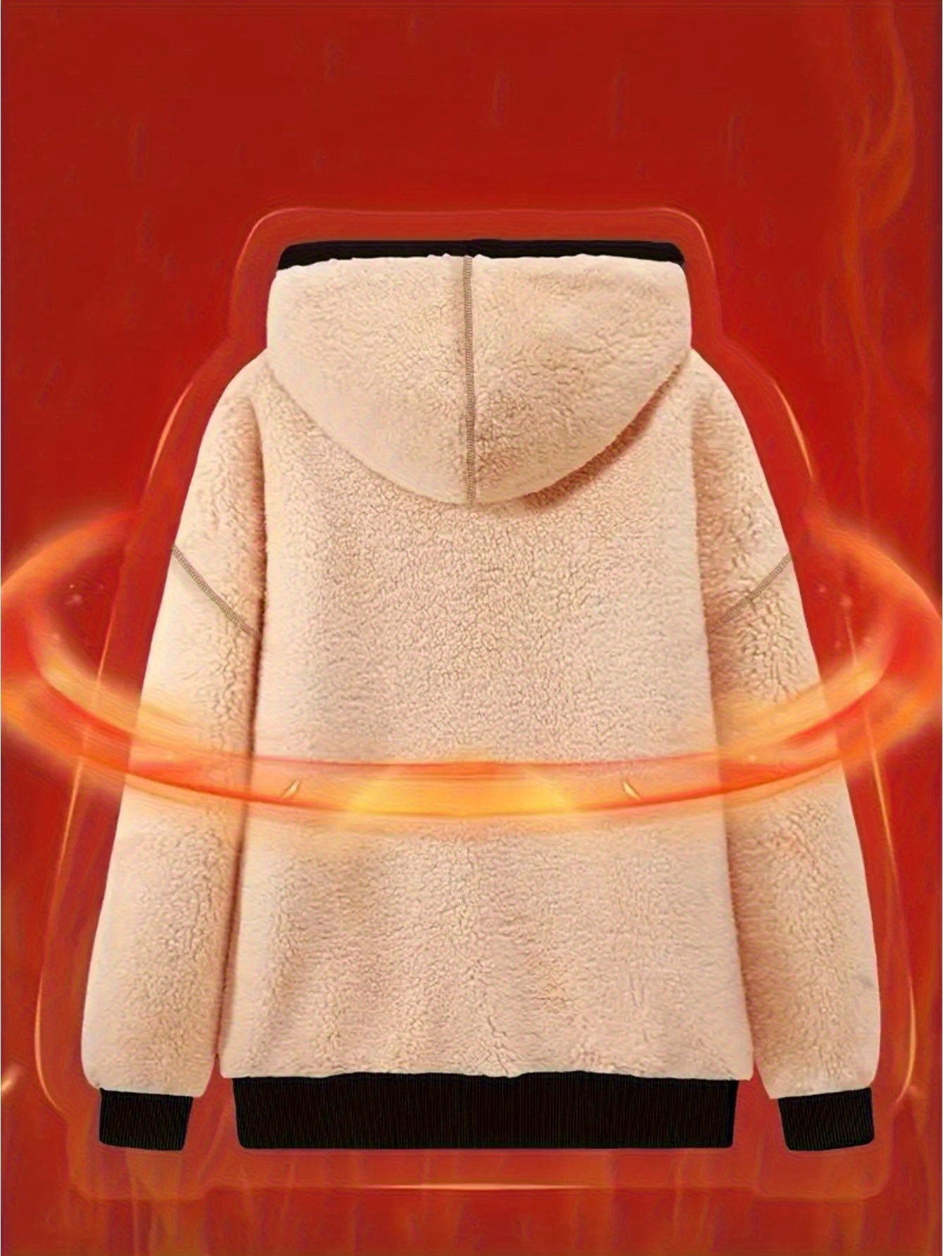 Women'S Equestrian City Horse Riding Graphic Hooded Fleece Sweatshirt - with Lettering & Horse Print, Casual Winter Warmth, Machine Washable, Horse Riding Clothes, Leisure Wear, Cozy Clothing, Durable Fabric, Printed Top, Out