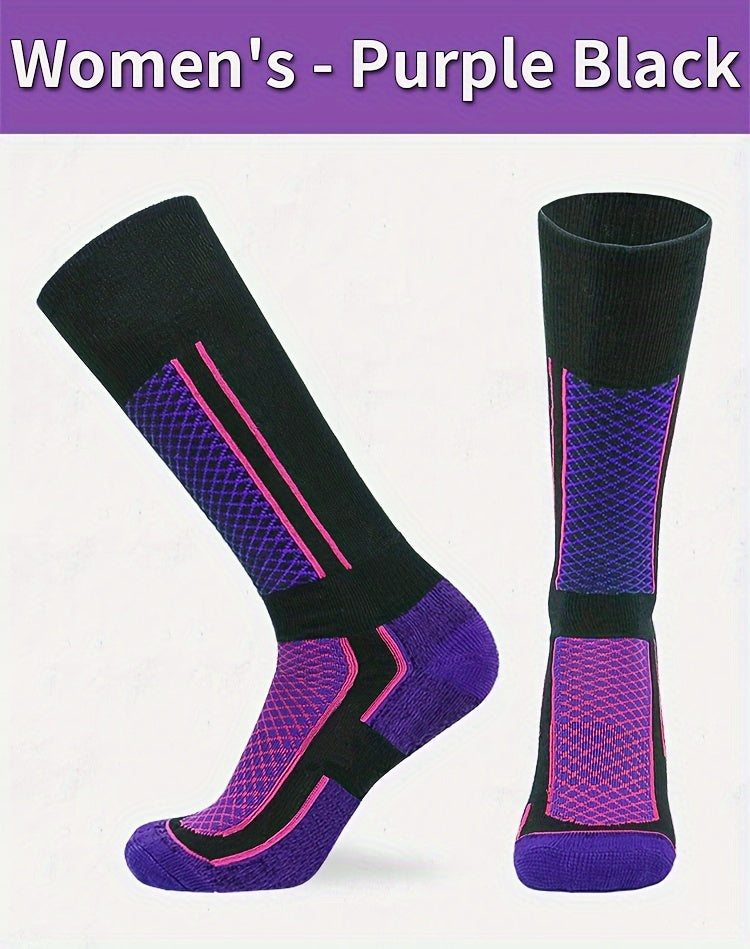 3 Pairs High-Top Thick Sole Men's Socks Women's Socks Equestrian Sports Socks