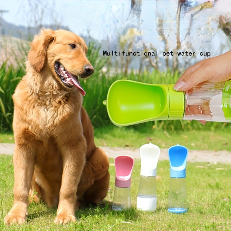 Portable Dog Water Bottle And Bowl Dispenser - Keep Your Pet Hydrated On-The-Go