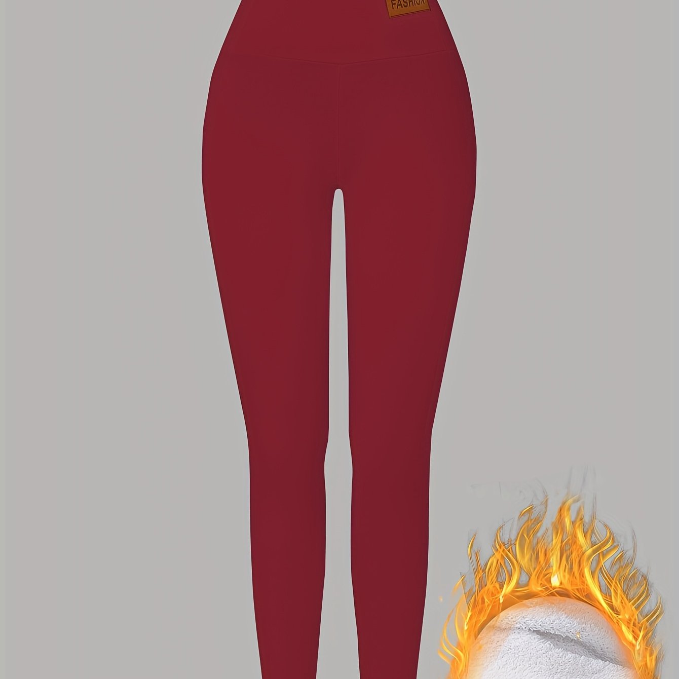 Women'S High-Waisted Thermal Leggings - Thick Winter Pants with Non-Slip Grip, Stretchy Tight Fit for Cold Weather, Everyday & Formal Outfits - Warm Pants for Fall/Winter Seasons, Winter Leggings, Cold Weather Apparel, Sleek