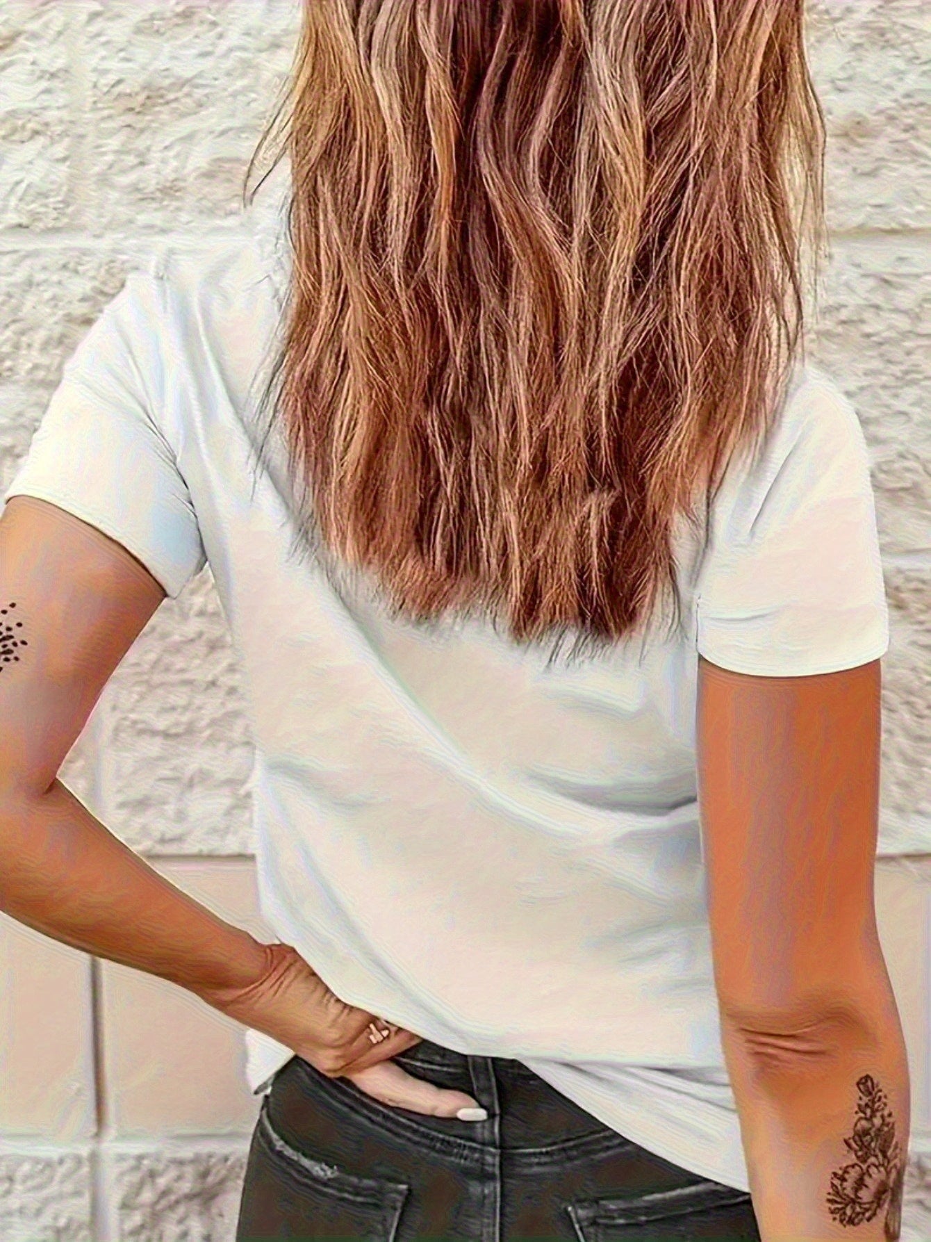 Women'S Equestrian Graphic Tee - Soft Breathable Quick-Dry Polyester Blend T-Shirt, Black with White Horseback Rider Design, All-Season Casual Shirt for Horseback Riding, Everyday Outfits & Themed Events - Easy Care Round Nec