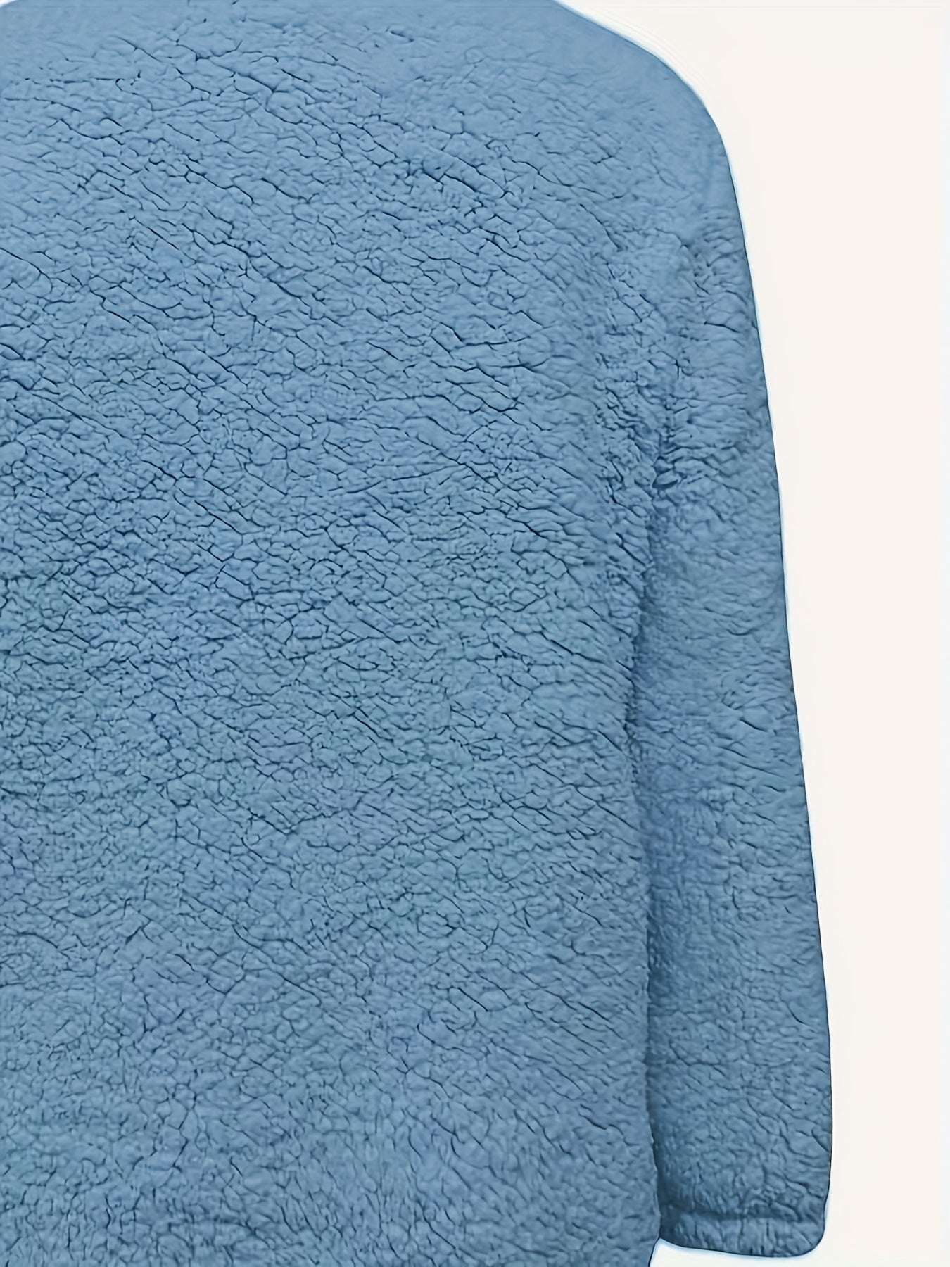 Women'S Cozy Fleece Zip-Up Sweatshirt with Stand Collar - Light Blue, Long Sleeve, Casual Fall/Winter Pullover, Soft & Warm, Perfect for Casual Attire, Casual Winter Wear | Stand Collar Sweatshirt | Zippered Pullover, Sweater