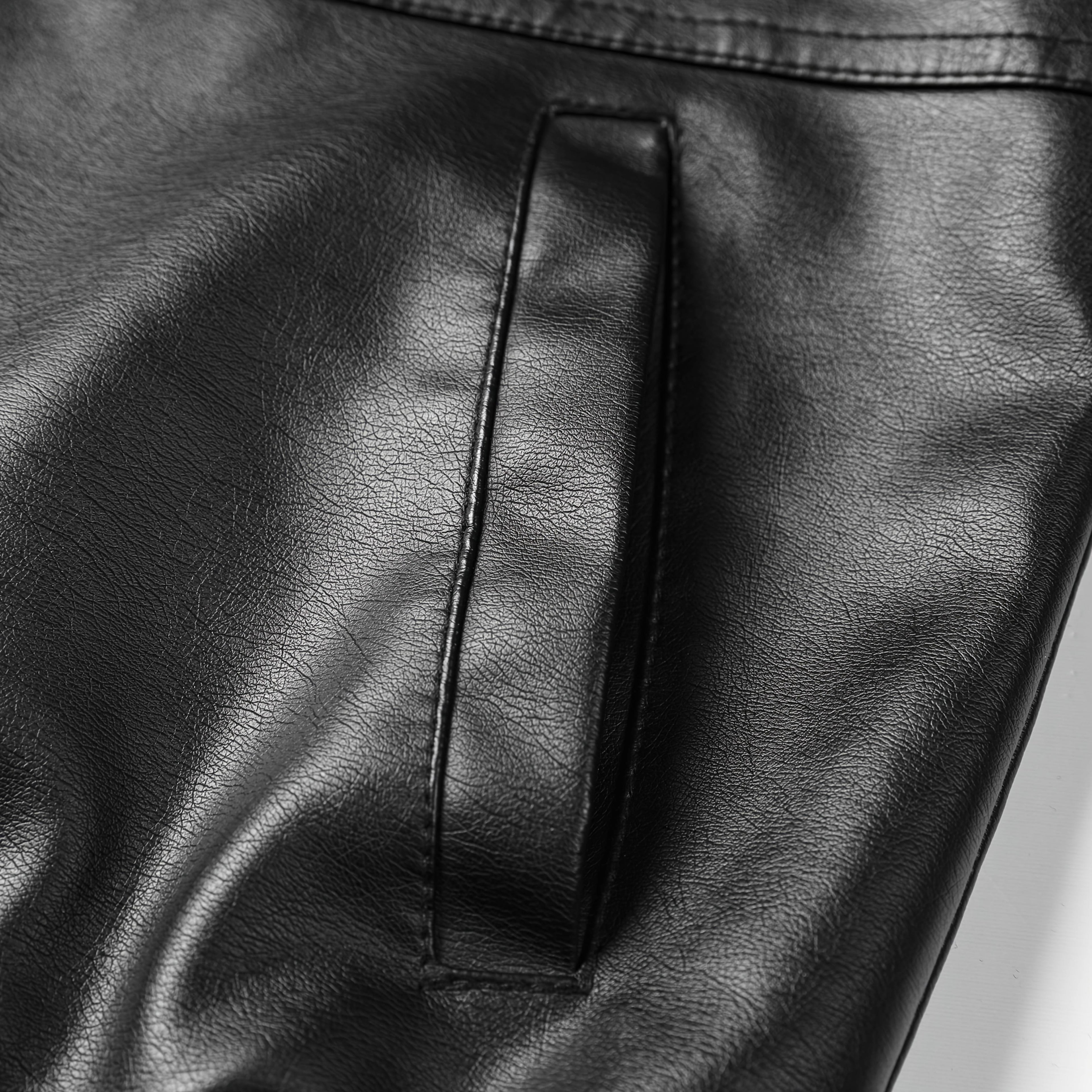 Women's Retro Faux Two-Piece Motorcycle Jacket - Solid Color Machine-Washable Spring/Fall Outerwear with Zippered Pockets & Structured Design, Motorcycle Accessories