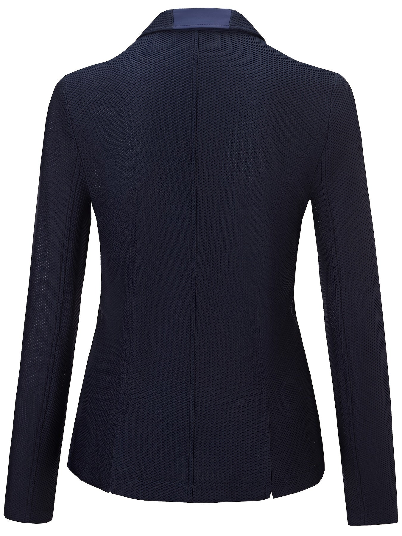 Elegant Women's Equestrian Jacket - Breathable, Lightweight & Stretchy Mesh Fabric, Long Sleeve, Button-Up Riding Coat for Spring/Summer