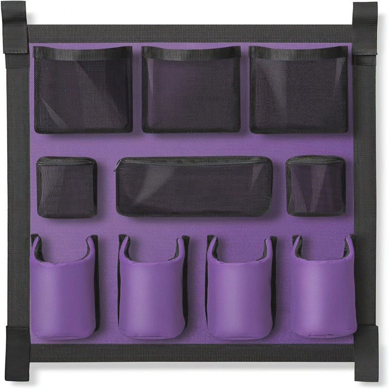 Organizer Attrezzatura Equestre Appendibile - Poliestere Resistente Viola/Blu
