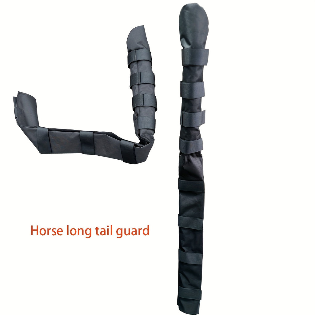 Protezione per Coda Cavallo - Nera con Cinghia Regolabile