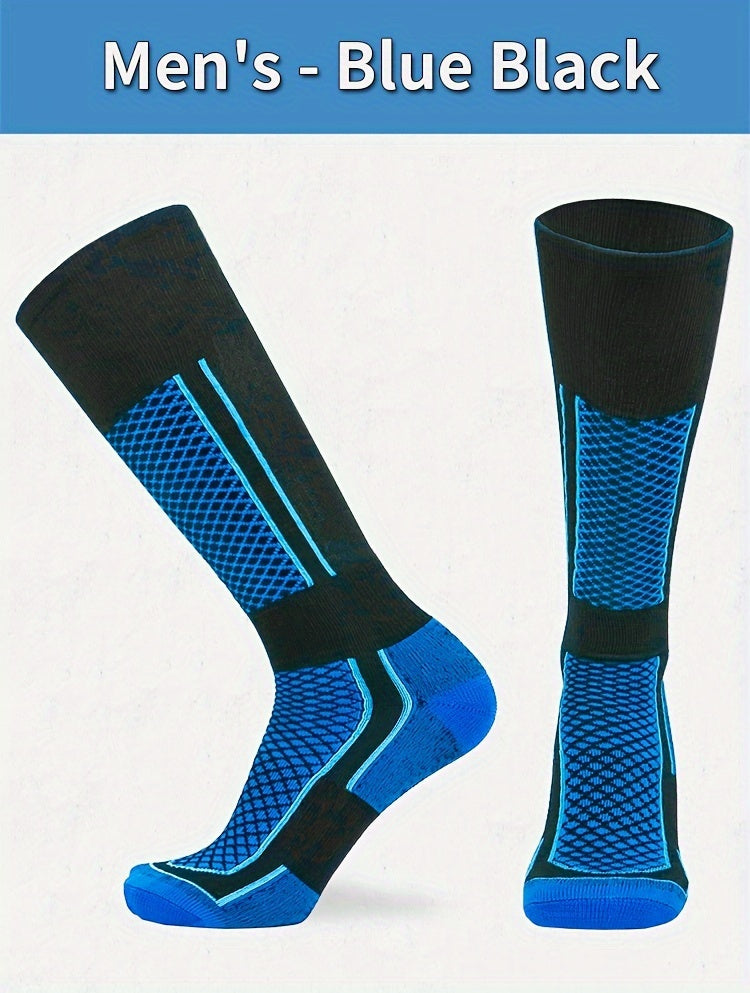 3 Pairs High-Top Thick Sole Men's Socks Women's Socks Equestrian Sports Socks