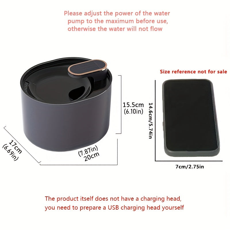 Automatic Pet Water Fountain Cat Dog Water Fountain Automatic Water Dispenser For Dogs Cats, Cat Dog Supplies