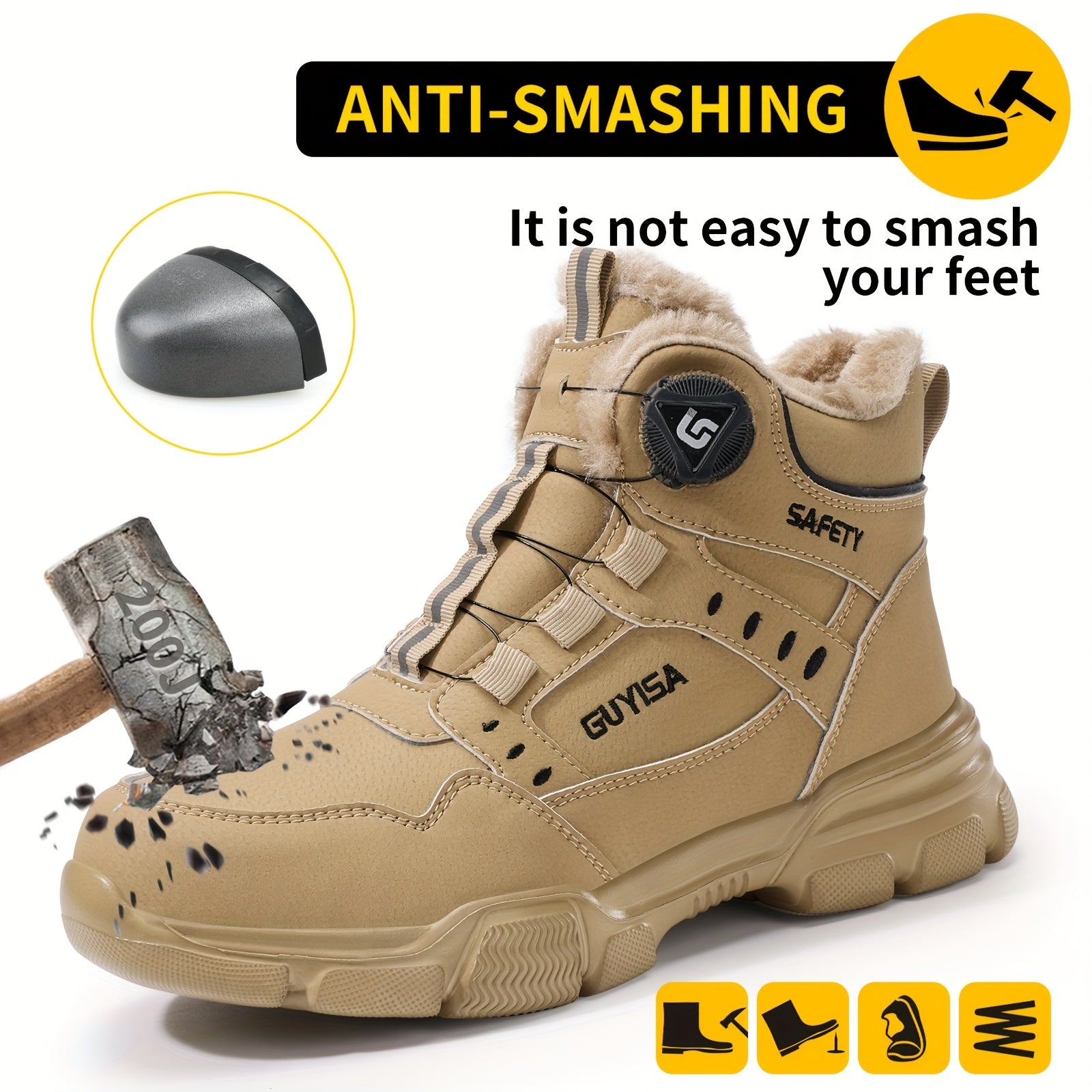 Scarpe Antinfortunistiche GUYISA Unisex - Puntale Acciaio e Suola Antiperforazione