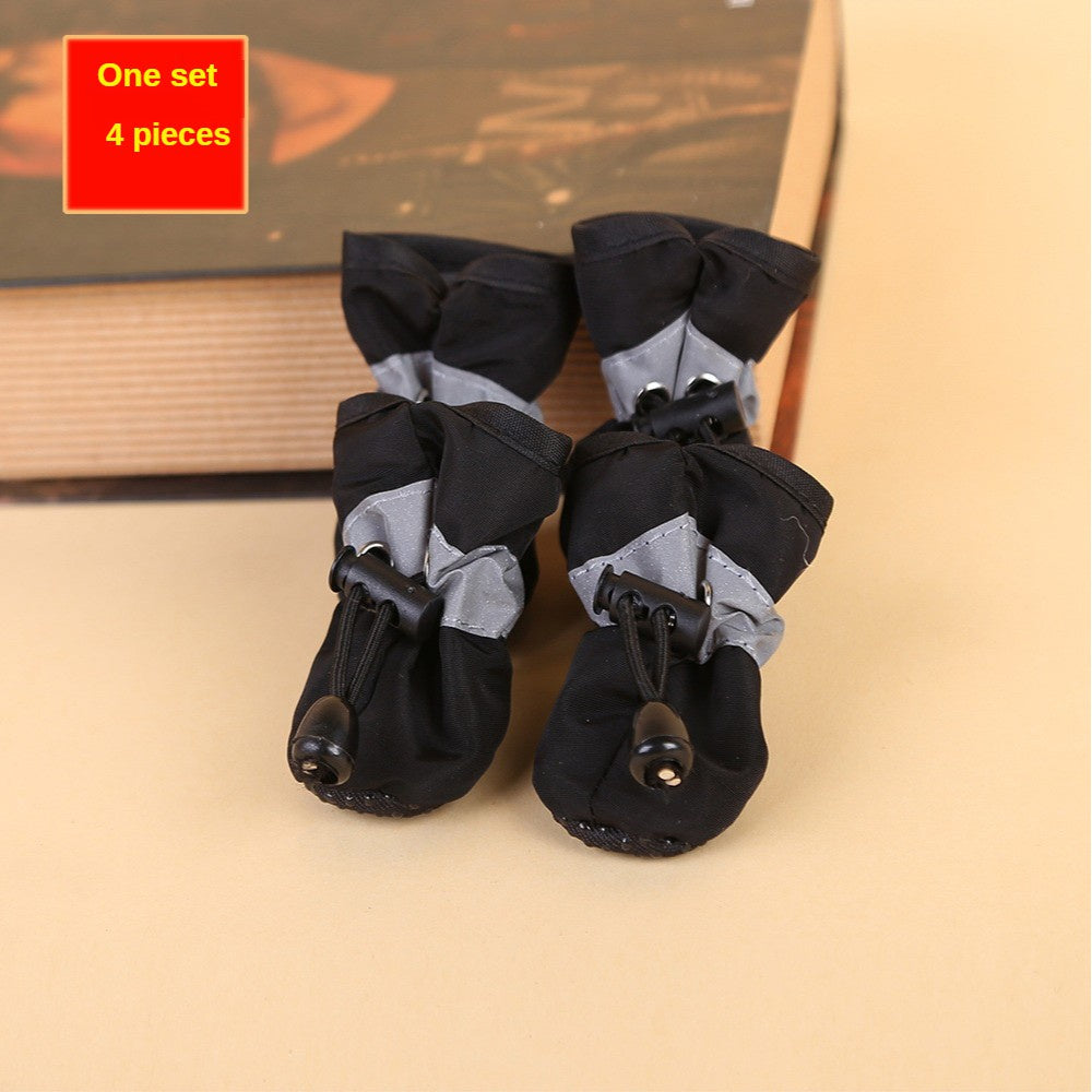 4pcs Water-Resistant Dog Shoes For Small Dogs - Protect Your Pet's Paws And Keep Them Dry Christmas Gift
