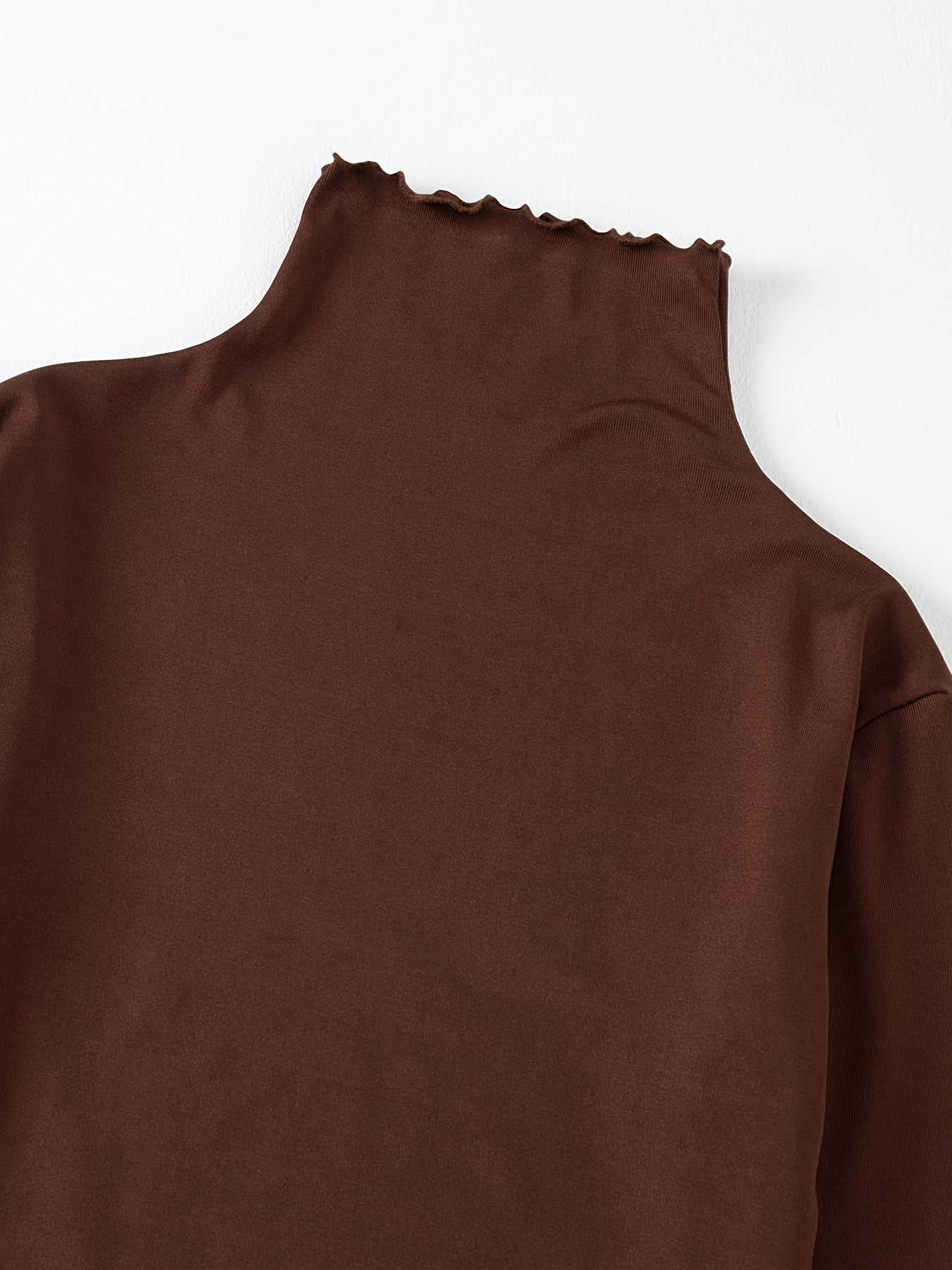 3pcs Women's Thermal Long Sleeve High Neck Tops - Stretchy Lace Collar Layering Shirts, Slim-Fit Winter Base Layers in Black/White/Grey | Soft Warmth for Casual & Formal Outfits, Hand Washable High-Elastic Fabric