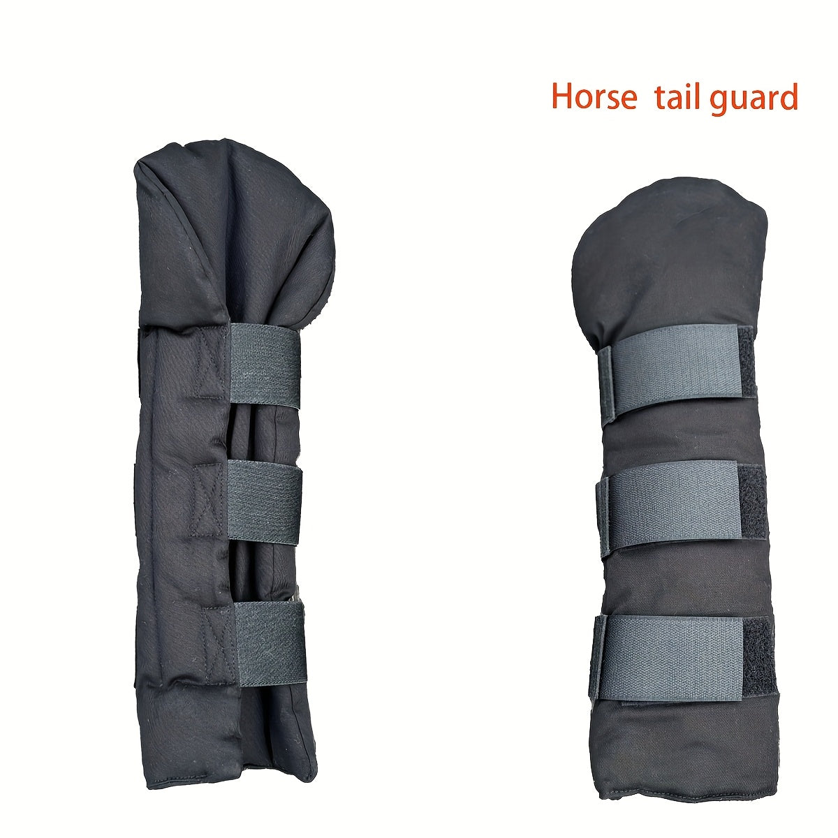 Protezione per Coda Cavallo - Nera con Cinghia Regolabile