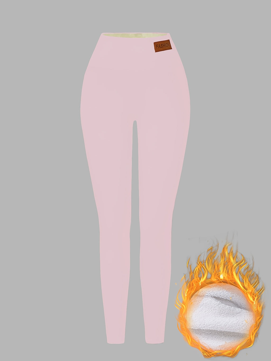 Women'S High-Waisted Thermal Leggings - Thick Winter Pants with Non-Slip Grip, Stretchy Tight Fit for Cold Weather, Everyday & Formal Outfits - Warm Pants for Fall/Winter Seasons, Winter Leggings, Cold Weather Apparel, Sleek