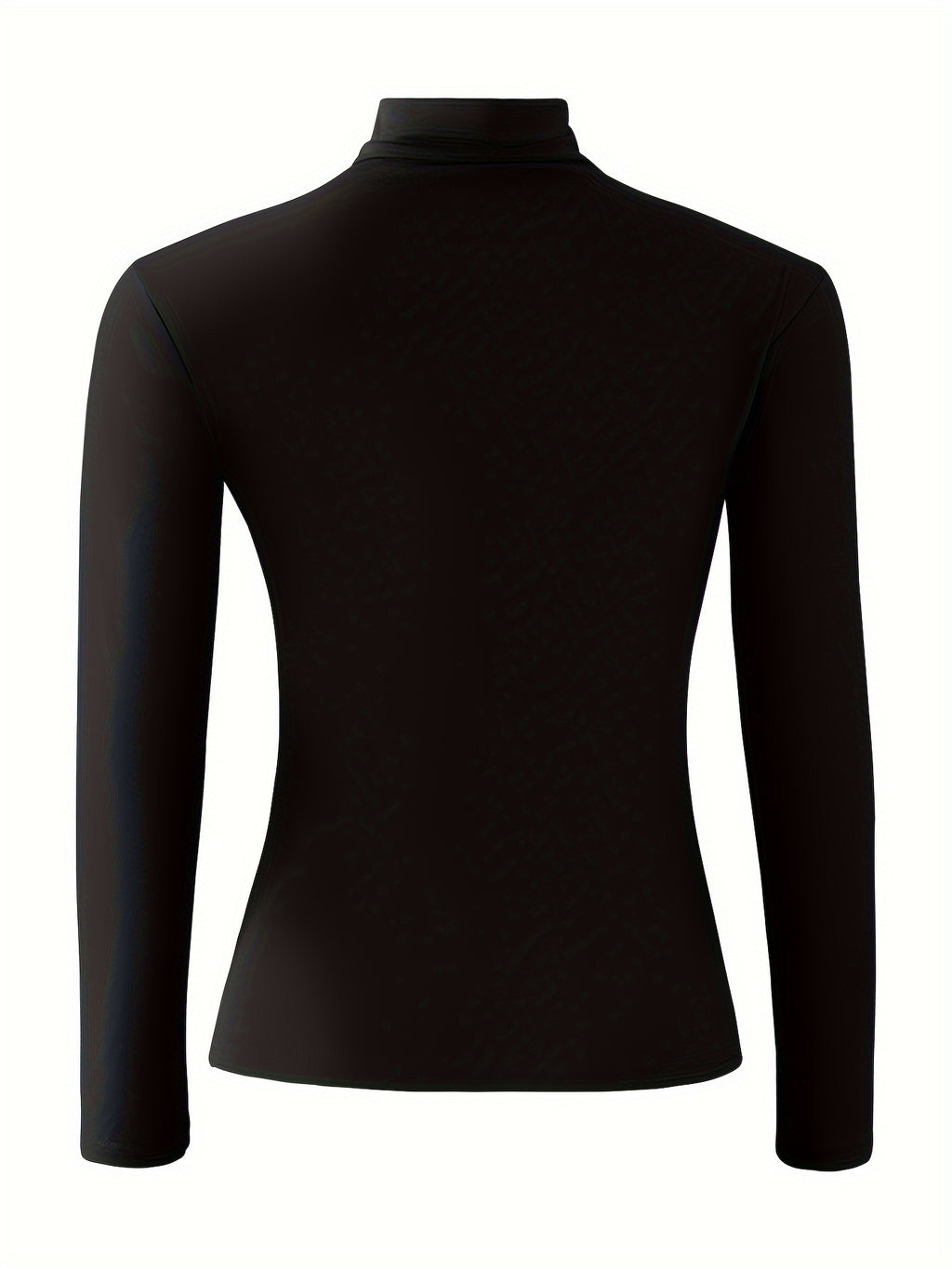 [3pcs Women'S Thermal Base Layer Tops] 3-Pack Women'S Thermal Base Layer Tops, Polyester Knit Warm Half-Turtleneck Shirts for Autumn and Winter