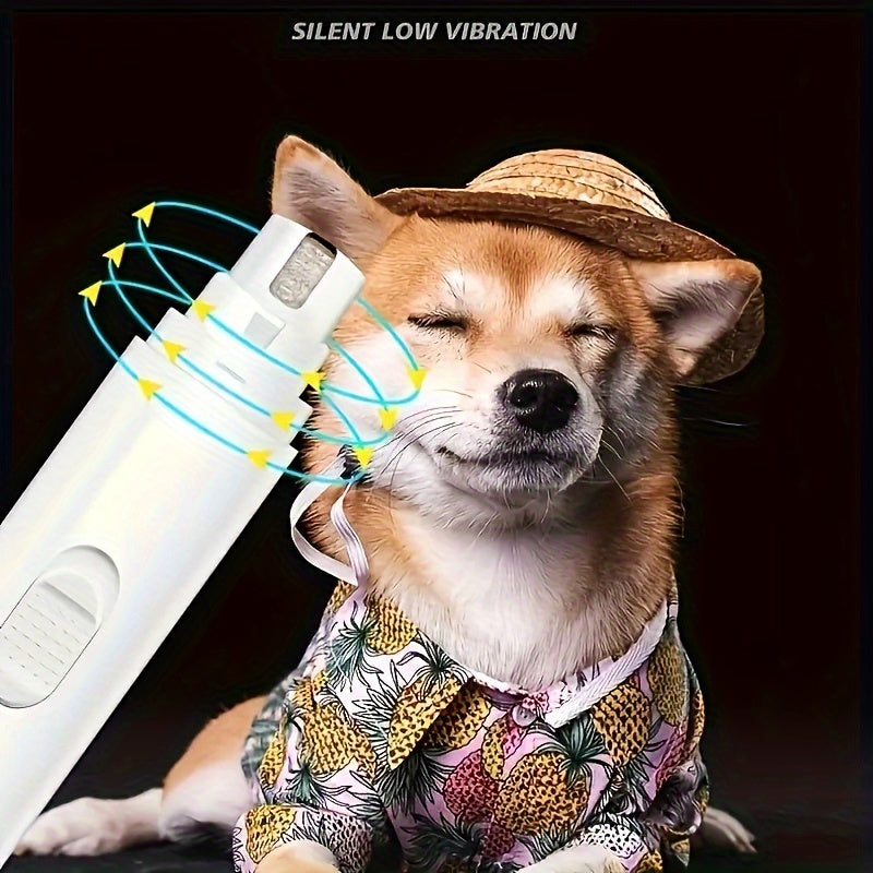 1pc Electric Pet Nail Grinder for Dog & Cat, Dog Nail Grinder, Pet Paws Grooming Grinding Tool (Battery Not Included)