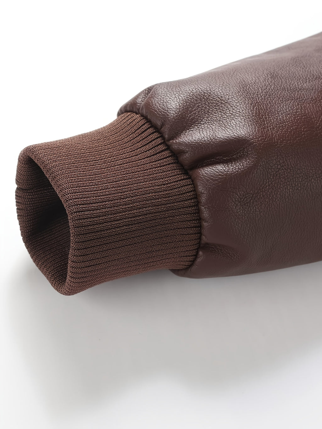 PUPU Women's Retro Leather Jacket - Black Long Sleeve Zipper Front Jacket with Pockets, Machine Washable Casual Outerwear for All Seasons