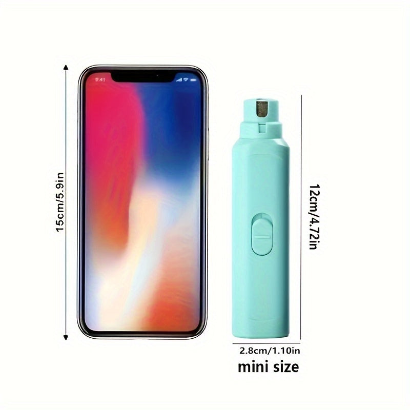 1pc Electric Pet Nail Grinder for Dog & Cat, Dog Nail Grinder, Pet Paws Grooming Grinding Tool (Battery Not Included)