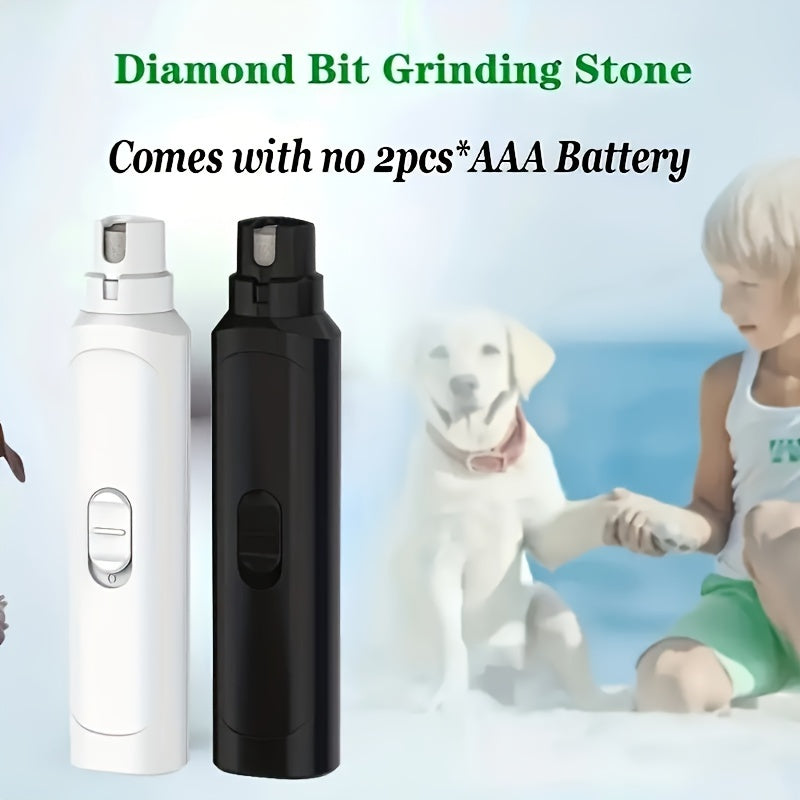 1pc Electric Pet Nail Grinder for Dog & Cat, Dog Nail Grinder, Pet Paws Grooming Grinding Tool (Battery Not Included)