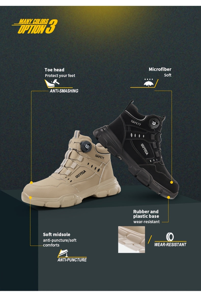 Scarpe Antinfortunistiche GUYISA Unisex - Puntale Acciaio e Suola Antiperforazione