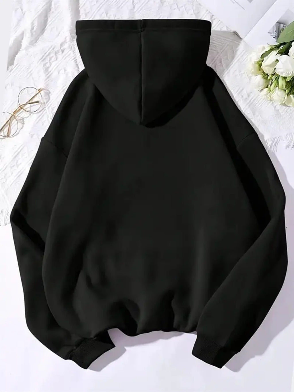 Women's Equestrian Print Hooded Zip-Up Jacket - Horse Head & Lettering Design, All-Season Casual Sportswear Coat, Machine Washable Relaxed Fit Outerwear for Horseback Riding & Everyday Use