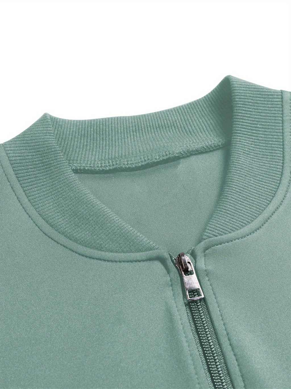 Women's Equestrian Print Casual Jacket - All-Season Comfort with Baseball Collar & Zip-Up Design, Long Sleeve Machine-Washable Coat with Pockets for Outdoor Activities, Equestrian Apparel, Durable Zipper Closure