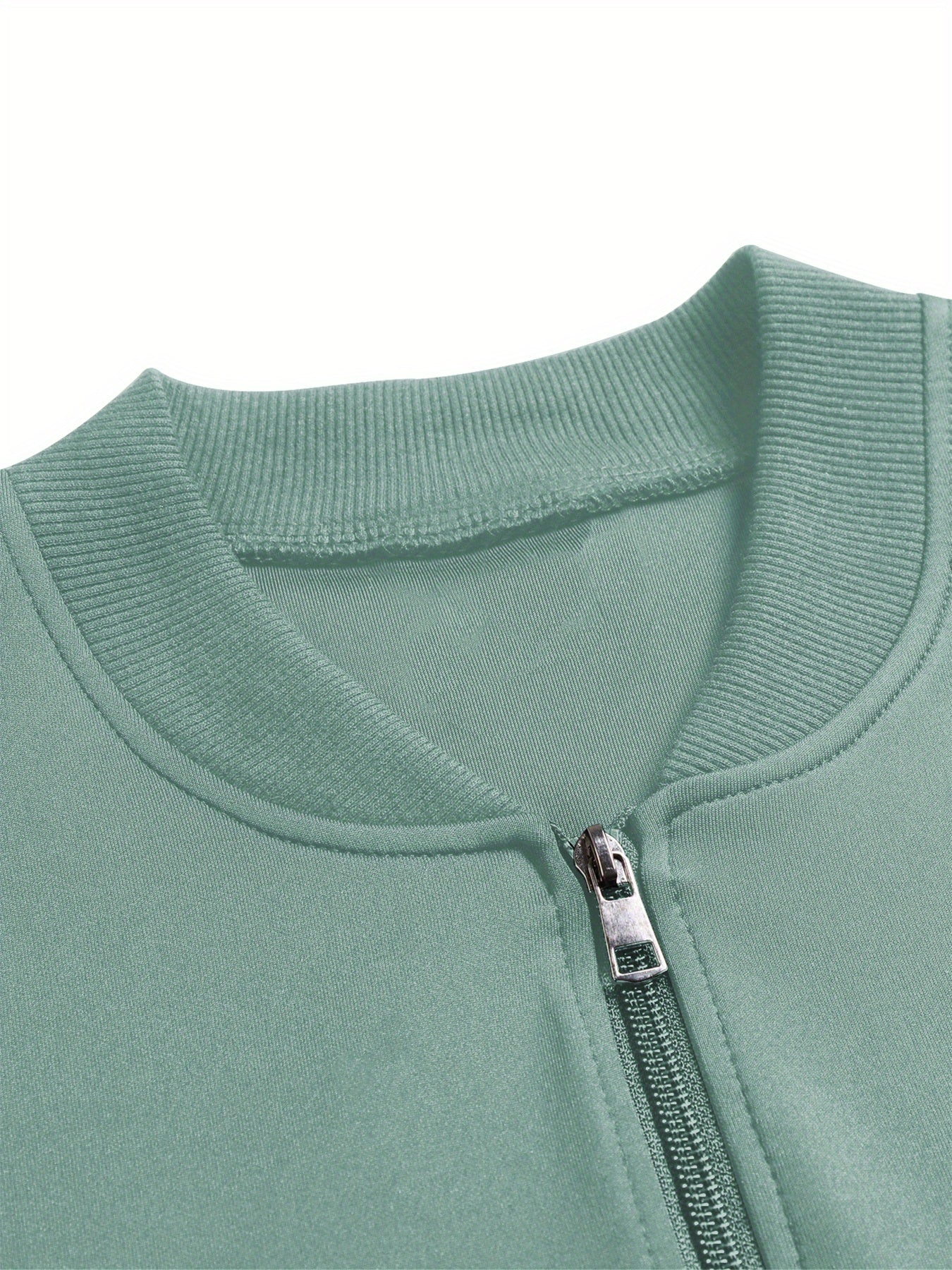 Women's Equestrian Print Casual Jacket - All-Season Comfort with Baseball Collar & Zip-Up Design, Long Sleeve Machine-Washable Coat with Pockets for Outdoor Activities, Equestrian Apparel, Durable Zipper Closure