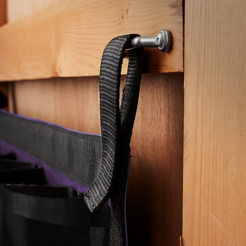 Organizer Attrezzatura Equestre Appendibile - Poliestere Resistente Viola/Blu