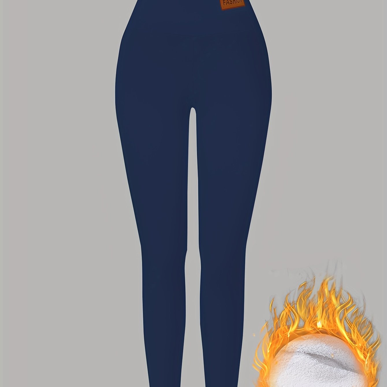 Women'S High-Waisted Thermal Leggings - Thick Winter Pants with Non-Slip Grip, Stretchy Tight Fit for Cold Weather, Everyday & Formal Outfits - Warm Pants for Fall/Winter Seasons, Winter Leggings, Cold Weather Apparel, Sleek