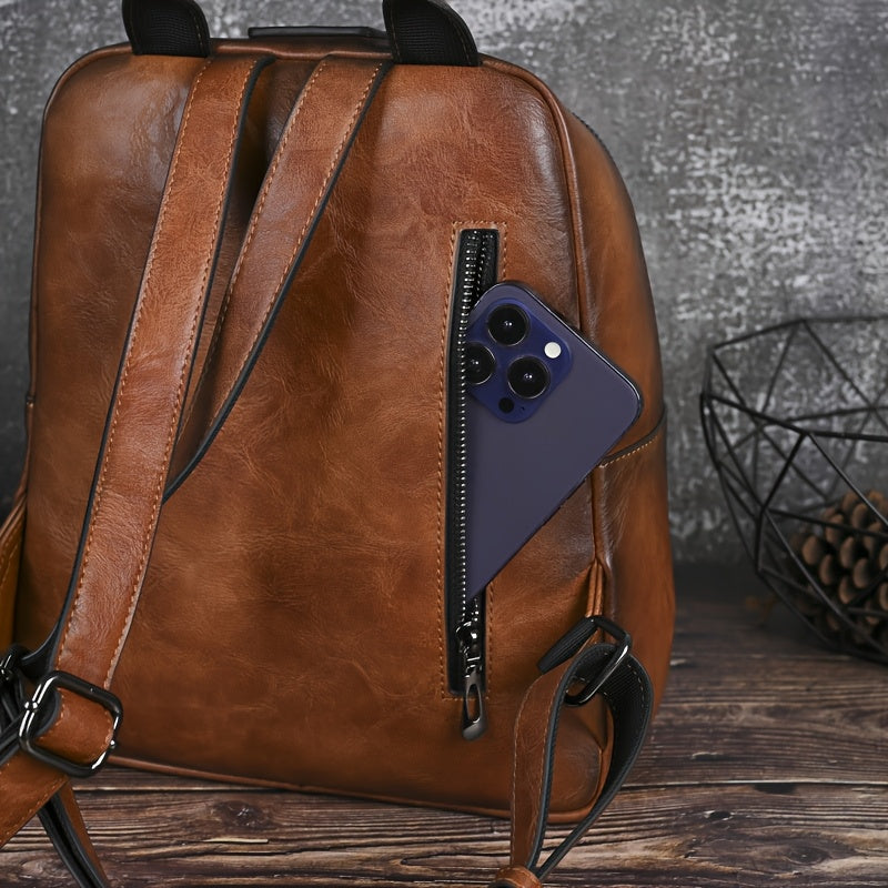 Women's Vintage Western Boho Backpack - Large Capacity Handbag with Floral & Lace-like Paisley Print, Adjustable Shoulder Straps, Golden-Tone Hardware (Coffee/Dark Brown/Tortoiseshell),, Travel