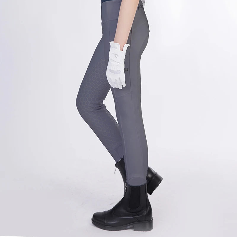 2022 New Silicone Equestrian Breech Women Spring Summer High Bounce Equestrian Pants Equestrian Costume Rider Gear Riding Pants