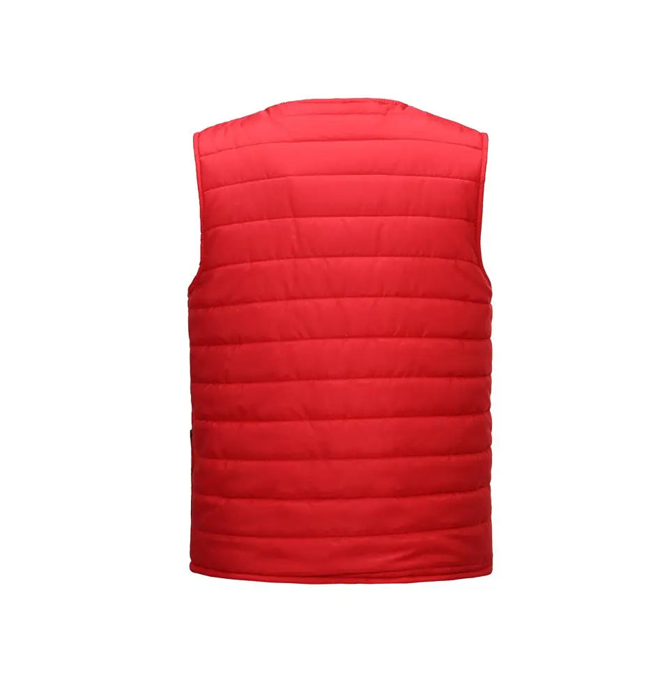 Men Autumn winter Smart heating Cotton Vest 9 area Heated V neck vest Women Outdoor Flexible Thermal Winter Warm Jacket M-7XL