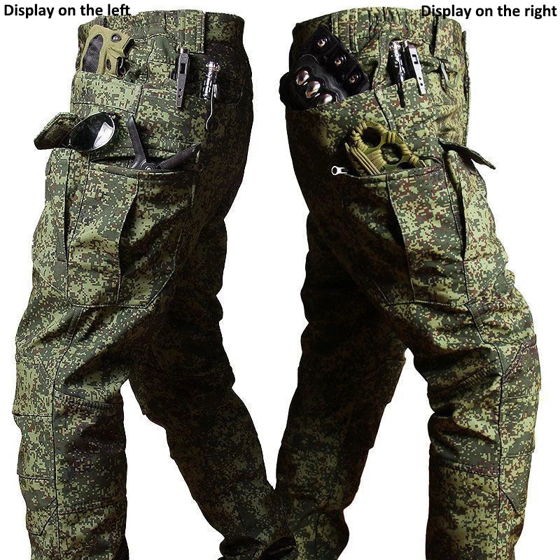 Factory Supply OEM Camouflage Men's Tactical Training Suit Winter Polyester Outdoor Workwear Security Guard Uniforms
