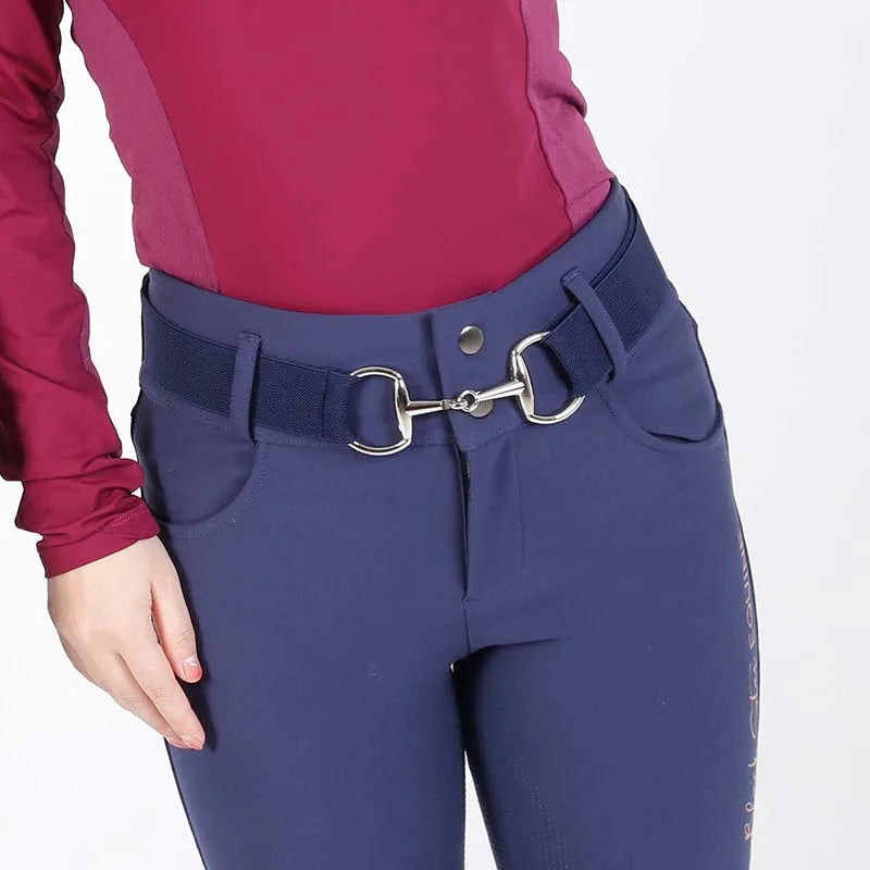 Ladies Surcingle Buckle Equestrian Elastic Band Belts for Horse Riding Horse Bit Belts