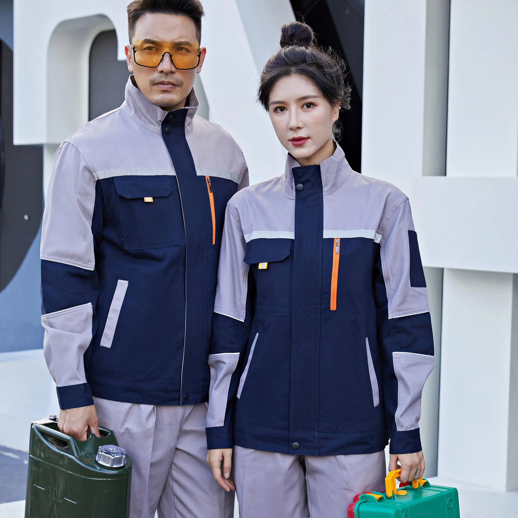 Wholesale Blue Customized Fashionable Factory Price Unisex Custom Workwear for Car Wash Uniform