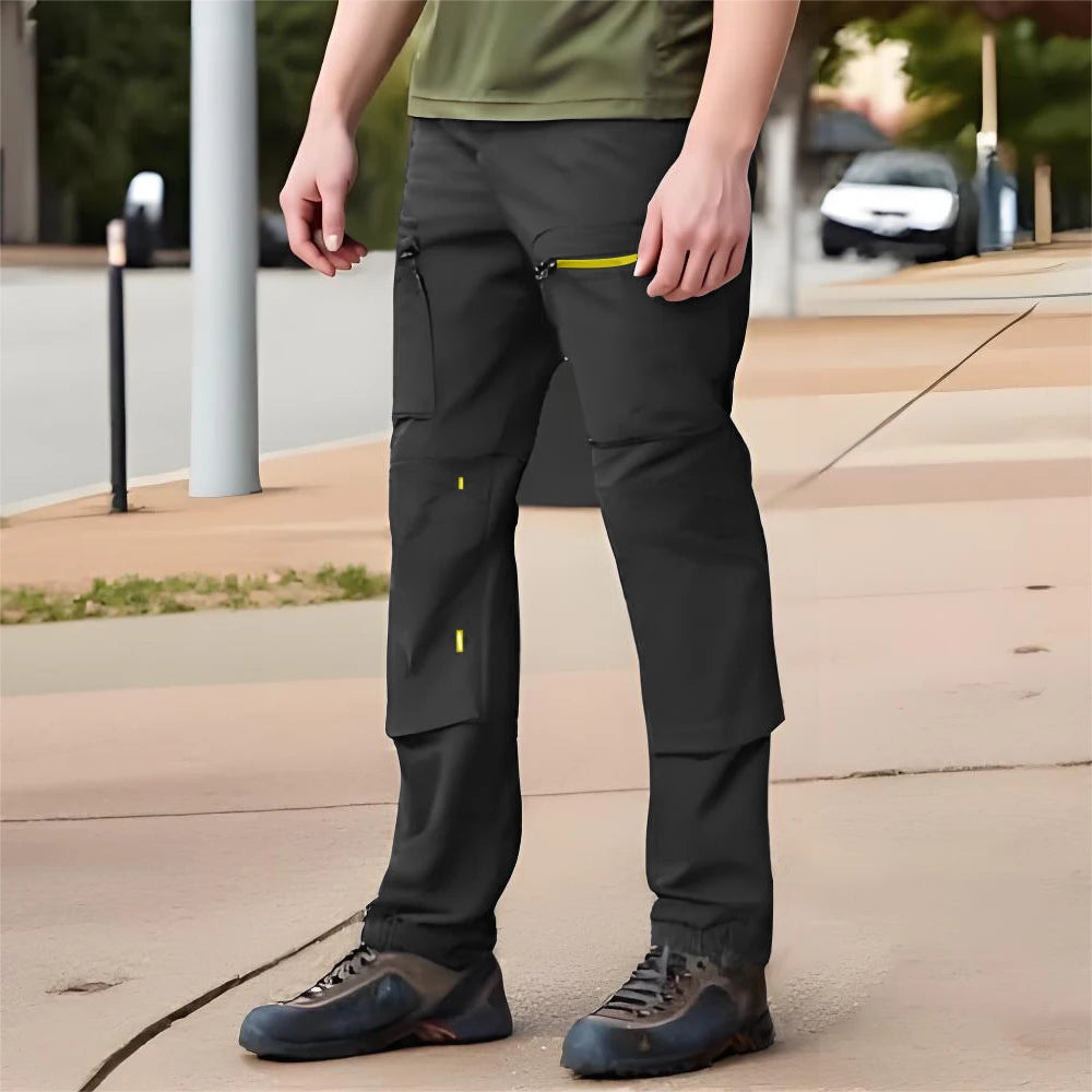 Factory Sale Multi-Pockets Men Trousers Summer Breathable Double Knee Work Pants for Men Stretch Workwear